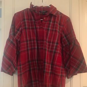 Red plaid fall classic